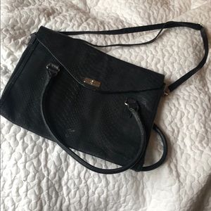 Black laptop bag